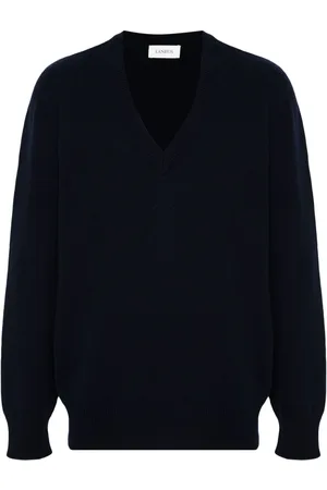 LANEUS Pullover mit V-Ausschnitt