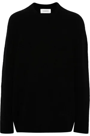 LANEUS Pullover mit Logo-Stickerei