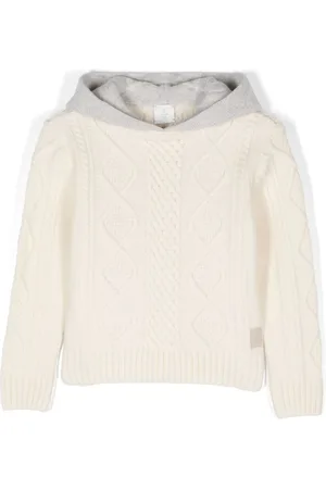 ELEVENTY Gerippter Strick-Hoodie