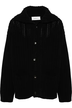 LANEUS Grob gestrickter Cardigan