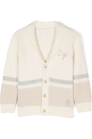 ELEVENTY Cardigan mit Streifendetail