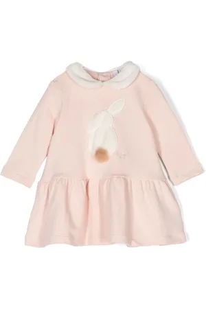 Il gufo Kleid mit Logo-Stickerei