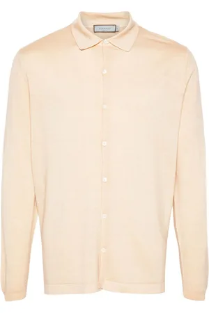 CANALI Cardigan mit Poloshirtkragen
