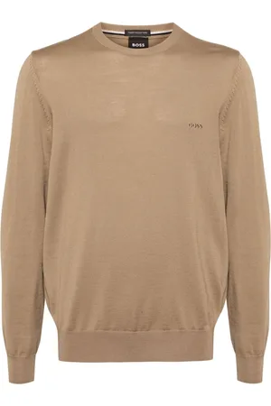 HUGO BOSS Pullover mit Logo-Stickerei