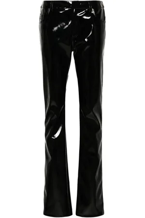 BLUMARINE Gerade Lackhose