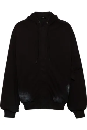 Balenciaga Gefütterte Jacke mit Logo-Print