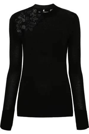 ERMANNO SCERVINO Pullover mit Blumenspitze