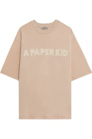 A PAPER KID T-Shirt mit Logo-Print
