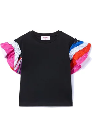 PUCCI Junior T-Shirt mit Iride-Print
