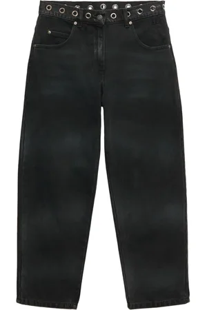 Msgm Gerade Jeans mit Ösen