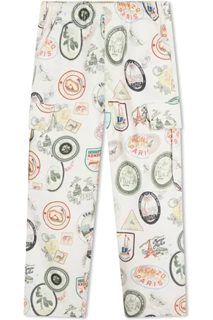 Kenzo Cargohose mit Stempel-Print