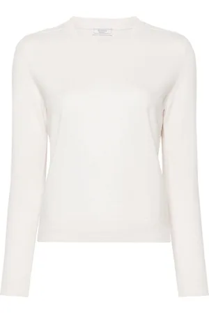 PESERICO SIGN Pullover mit Monili-Kettendetail