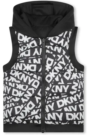 DKNY Wendbare Weste mit Logo-Print