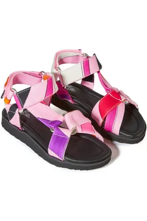 PUCCI Junior Sandalen mit Marmo-Print