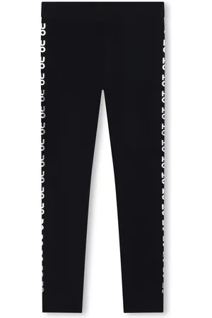 HUGO BOSS Leggings mit Logo-Streifen