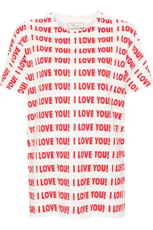BLUMARINE T-Shirt mit Slogan-Print