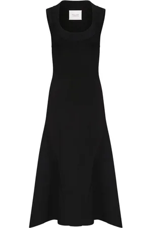 GALVAN Claudia Midikleid mit U-Ausschnitt