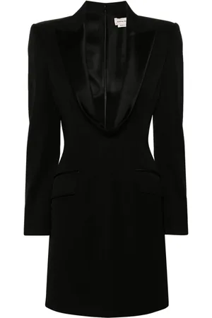 Alexander McQueen Kleid mit steigendem Revers