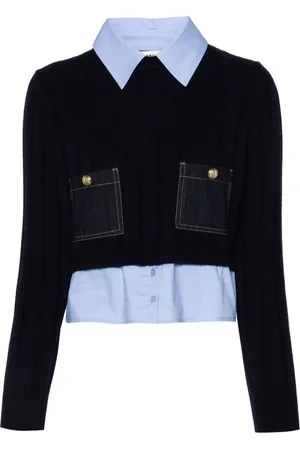 Sandro Pullover im Layering-Look