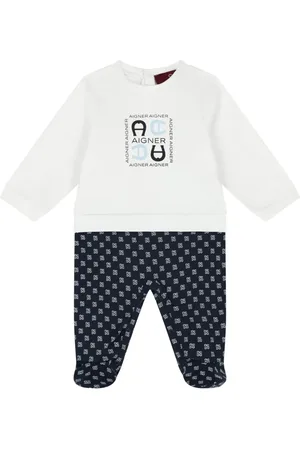 Aigner Pyjama mit Logo-Print