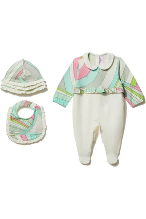 PUCCI Junior Strampler-Set mit Iride-Print
