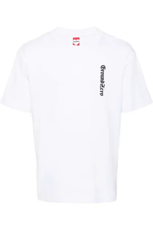 Ground Zero T-Shirt mit Logo-Print