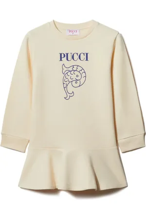 PUCCI Junior Kleid mit Logo-Print