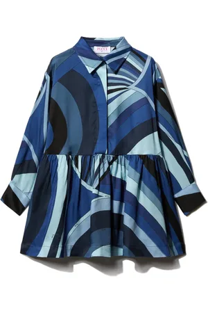 PUCCI Junior Kleid mit Iride-Print
