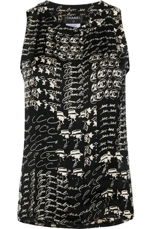 CHANEL 2006 Top mit Falten