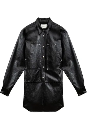Marant Etoile Ayali Kleid aus Faux-Leder
