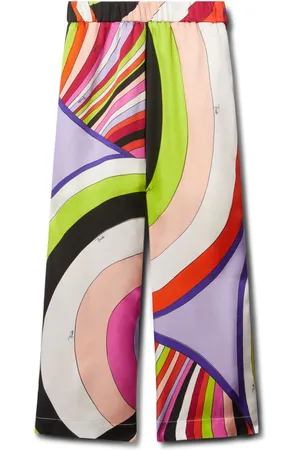 PUCCI Junior Schlaghose mit Iride-Print