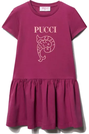 PUCCI Junior Kleid mit Logo-Print
