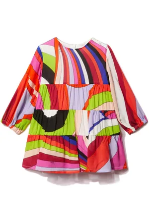 PUCCI Junior Kleid mit Iride-Print