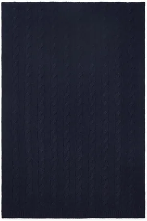 Ralph Lauren Kaschmirschal mit Zopfmuster
