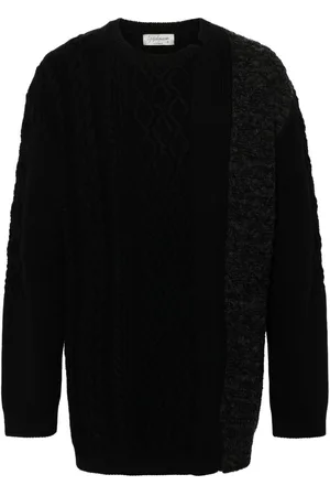 YOHJI YAMAMOTO Pullover mit Zopfmuster