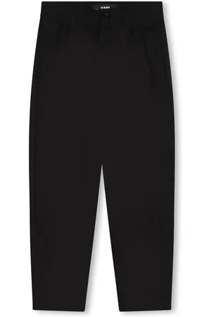 Karl Lagerfeld Hose mit Logo-Patch