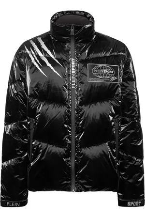 Philipp Plein Steppjacke mit Knitteroptik