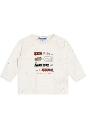 Tartine Et Chocolat Langarmshirt mit Illustrations-Print