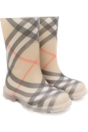 Burberry Check March Stiefel