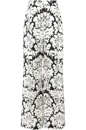 Alexander McQueen Hose mit Damask-Print