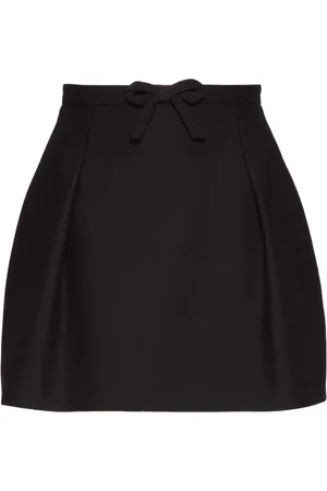 VALENTINO GARAVANI Crepe Couture Minirock