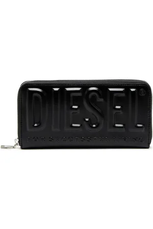 Diesel Portemonnaie mit Logo-Prägung