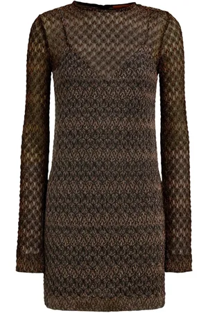 Missoni Minikleid mit Lamé-Effekt