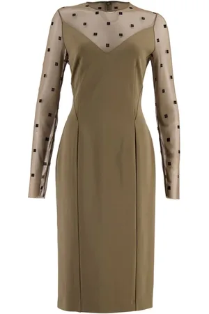 Givenchy Midikleid mit Logo-Jacquard