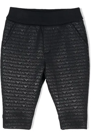 Emporio Armani Hose mit Logo-Print