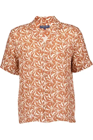 Frescobol Carioca Hemd mit Blumen-Print