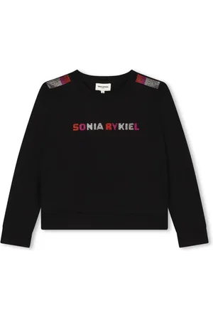Sonia Rykiel Enfant Sweatshirt mit Strass-Logo