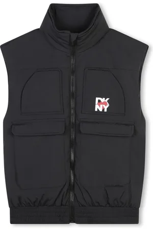 DKNY Steppweste mit Logo-Print