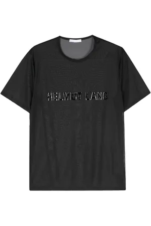 Helmut Lang T-Shirt mit Logo-Applikation