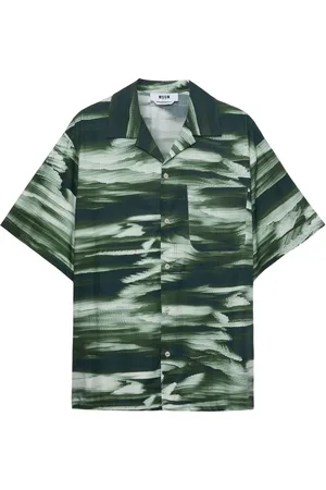 Msgm Hemd mit abstraktem Muster